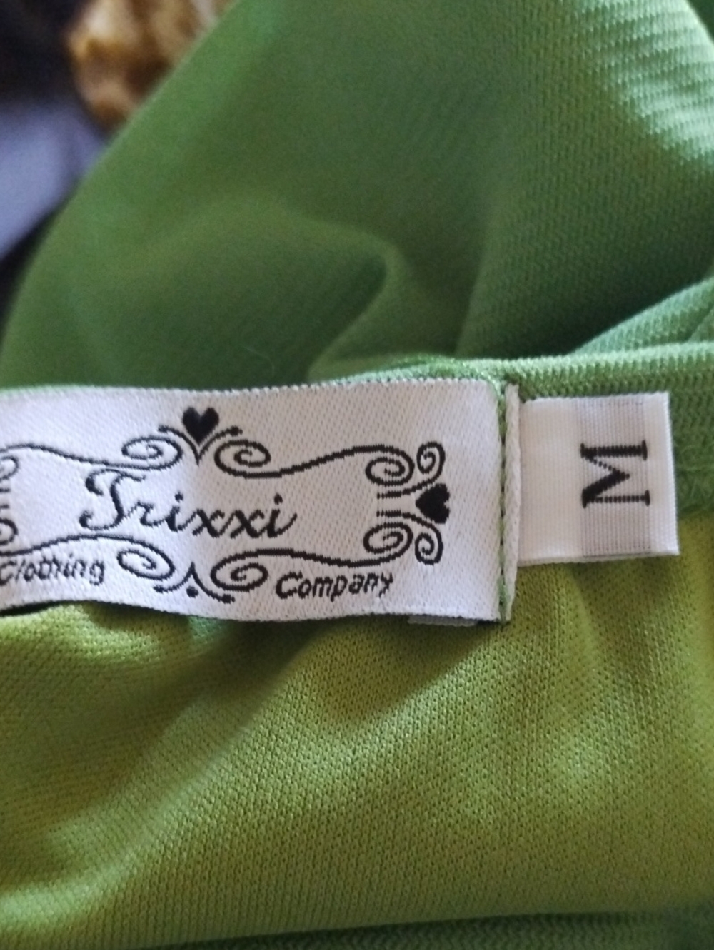 Trixxi Green Asymmetrical Embellished Sleeveless Halter - Picture 5 of 5